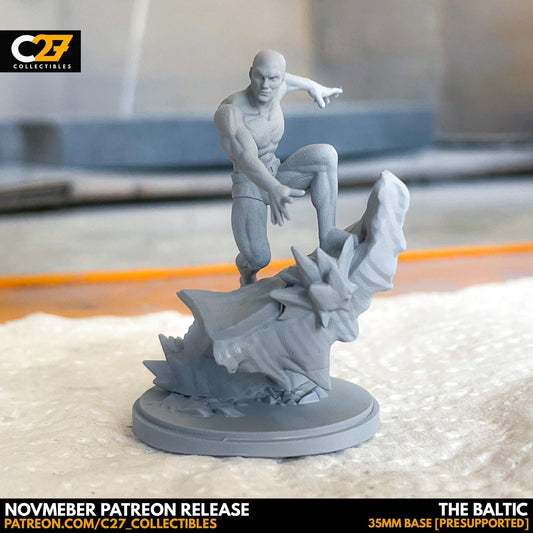 Iceman / The Baltic 40mm miniature (sculpted by C27 collectibles) (Crsis Protocol Proxy/Alternative)