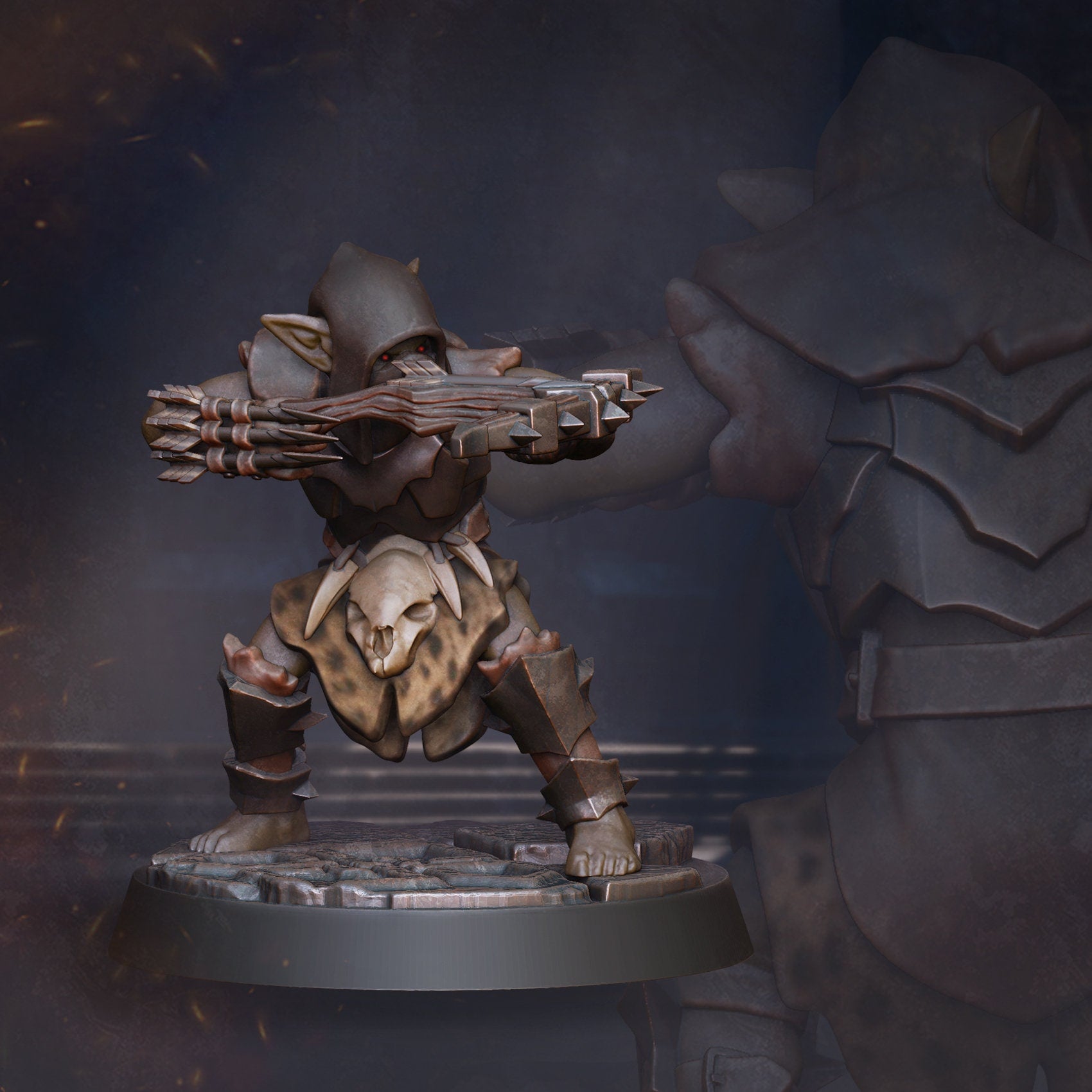 Goblin With Crossbow (The Mines - Flames of War Kickstarter)