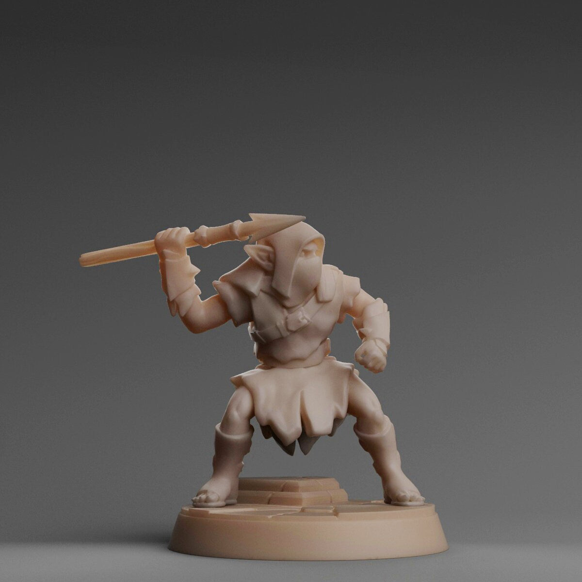 Goblin With Javelin (The Mines - Flames of War Kickstarter)