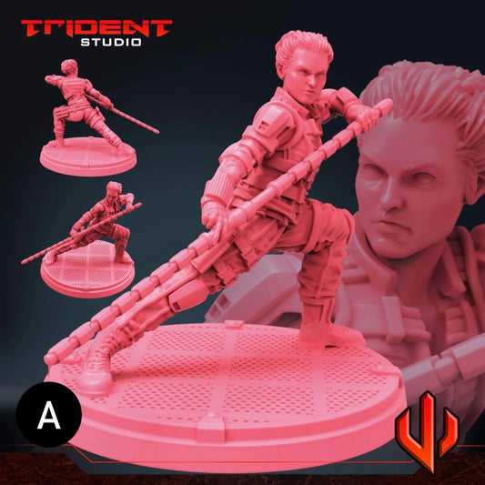 Black Widow / Yelena Belova (Fan art sculpted by Trident Studio) (Crisis Protocol Proxy/Alternative)