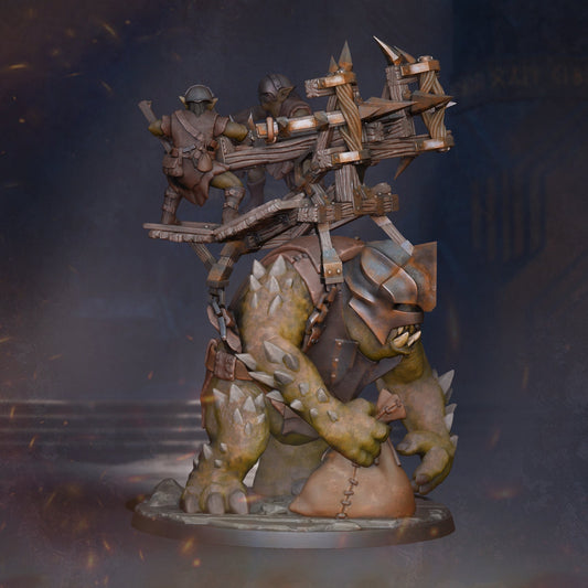 Ogre with Ballista(The Mines - Flames of War Kickstarter)