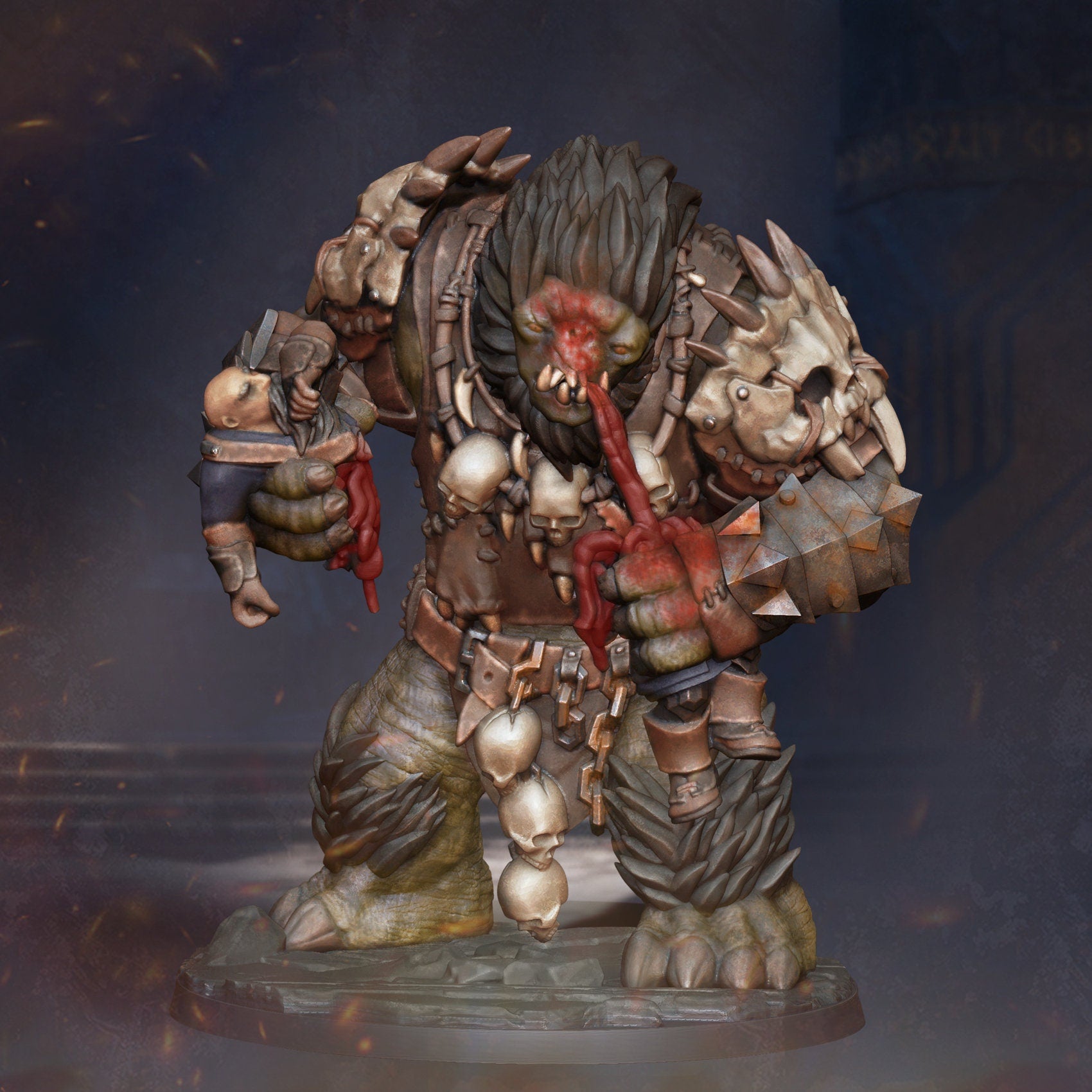 Ogre Dwarf-Eater (The Mines - Flames of War Kickstarter)