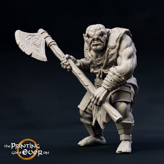 Orc Battlemaster (sculpted by Printing Goes Ever On)