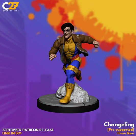 Morph / Changeling 40mm miniature (sculpted by C27 collectibles) (Crisis Protocol Proxy/Alternative)