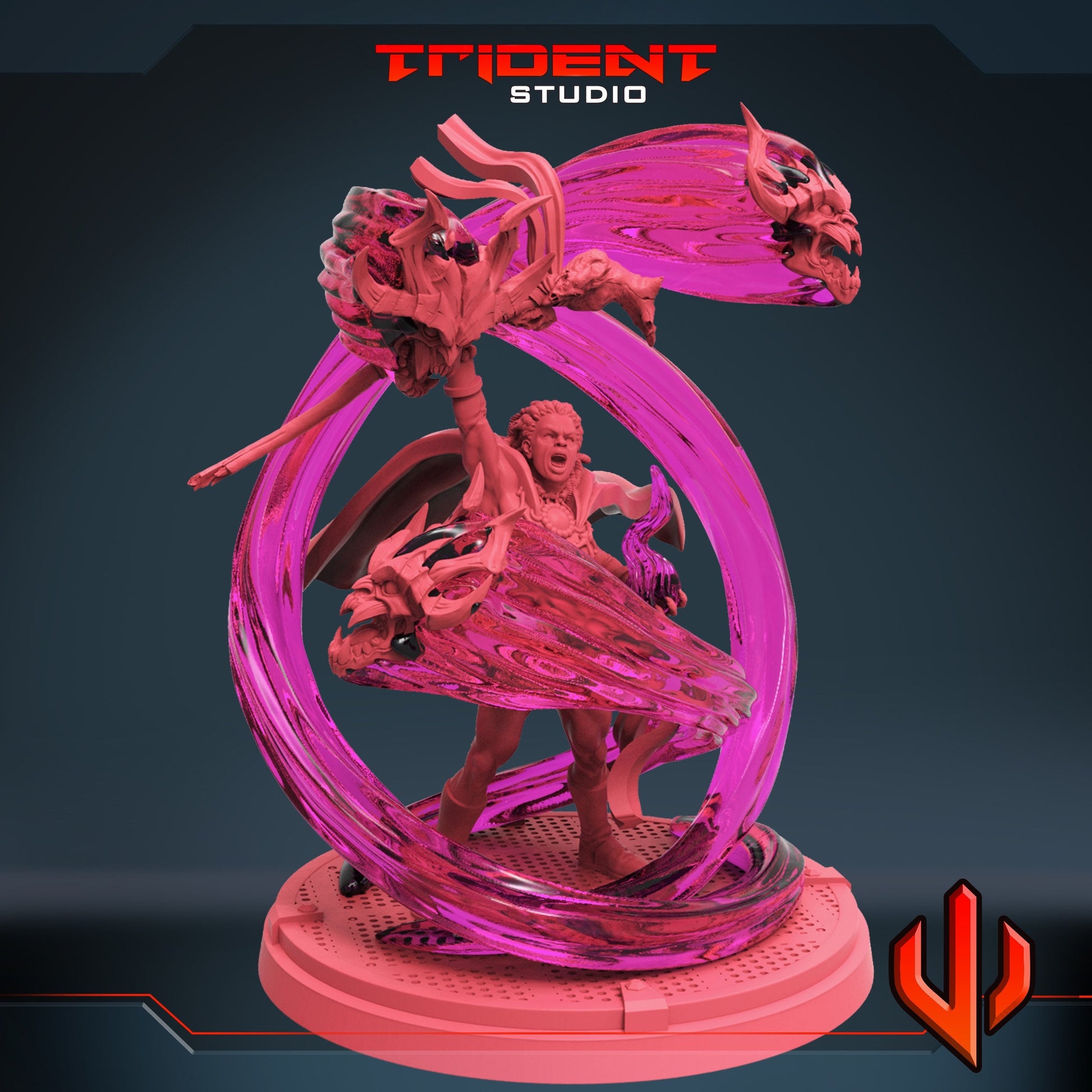 Doctor Voodoo - Pose B (Fan art sculpted by Trident Studio) (Crisis Protocol Proxy/Alternative)