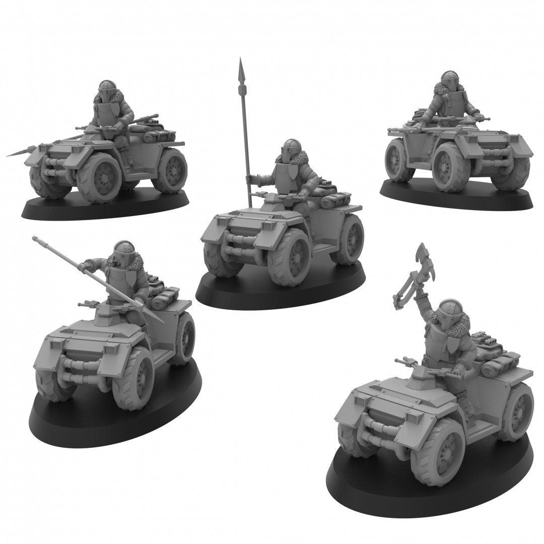 Lunar Auxilia Outriders (5) (sculpted by That Evil One)