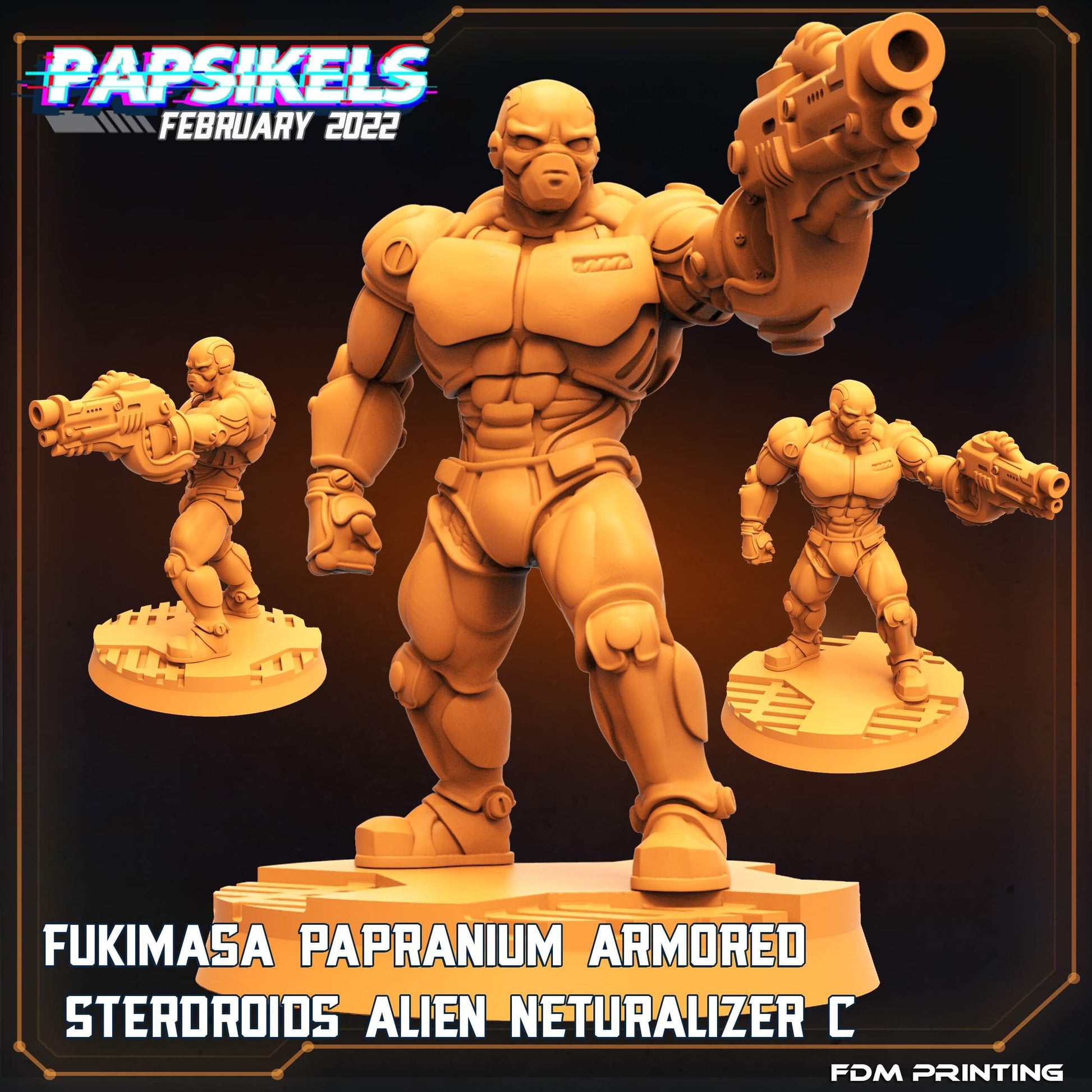 Fukimasa Papranium Armoured Sterdroids Alien Neutralizer