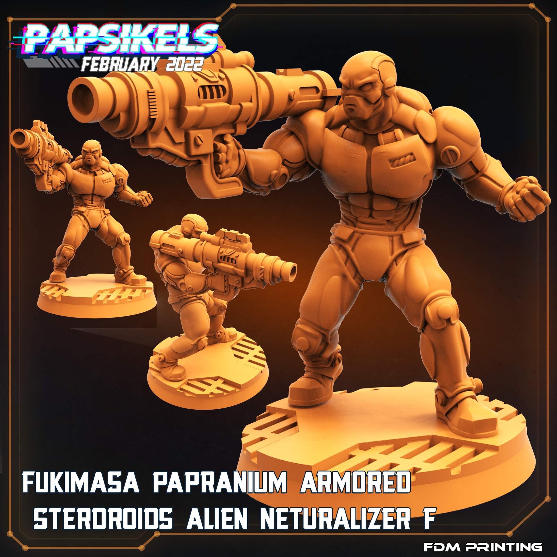 Fukimasa Papranium Armoured Sterdroids Alien Neutralizer