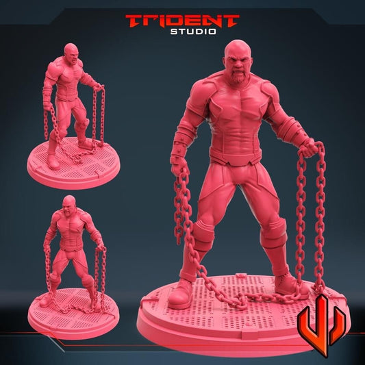 Luke Cage AKA Power Man (Fan art sculpted by Trident Studio) (Crisis Protocol Proxy/Alternative)