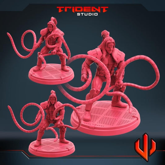Omega Red (B) (Fan art sculpted by Trident Studio) (Crisis Protocol Proxy/Alternative)