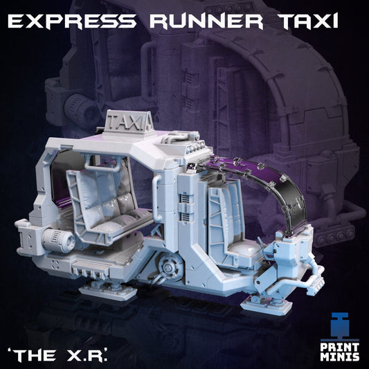 Express Runner Taxi “The X.R.” from Night Market Release - by Print Minis