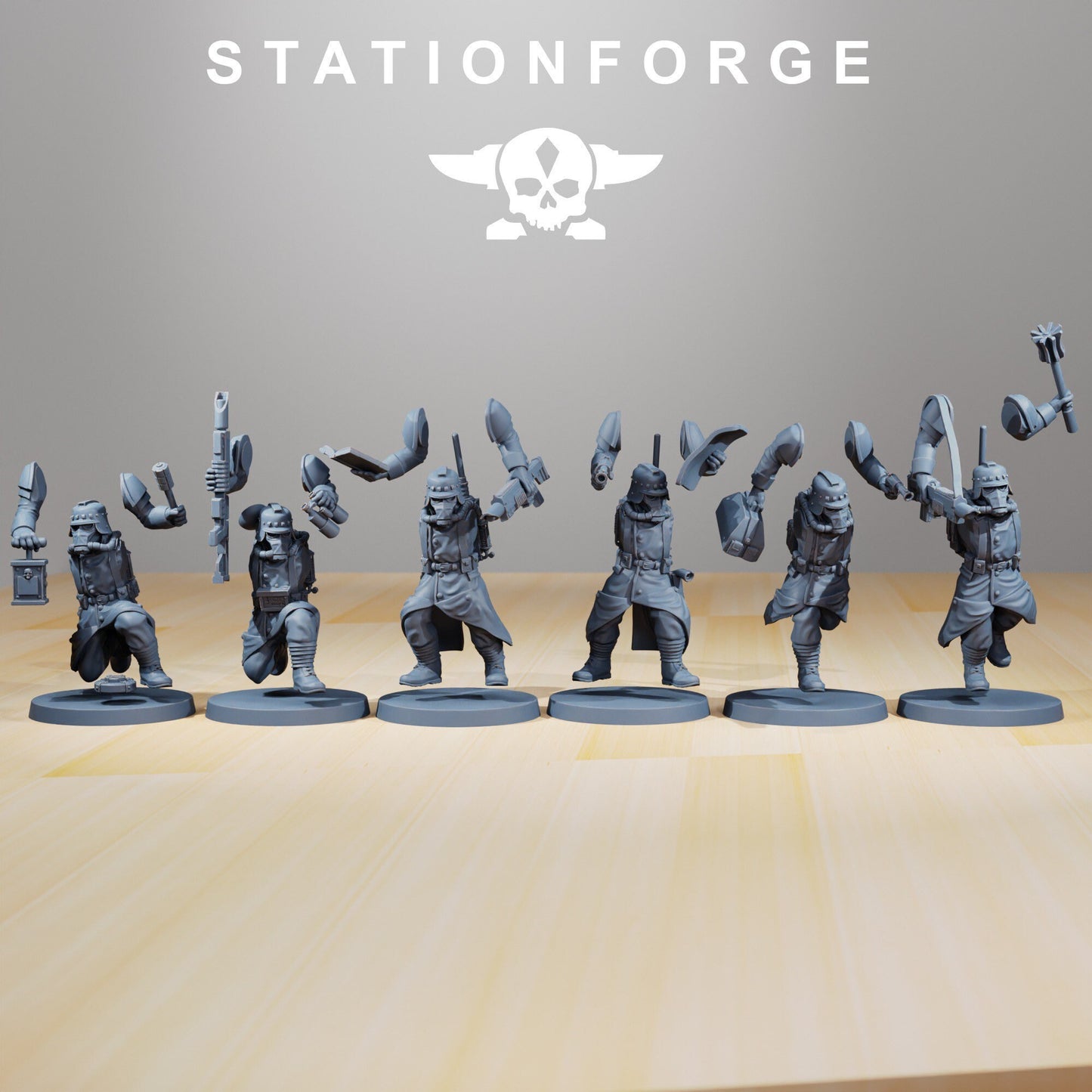 Grim Guard Support - set of 6 (sculpted by Stationforge)