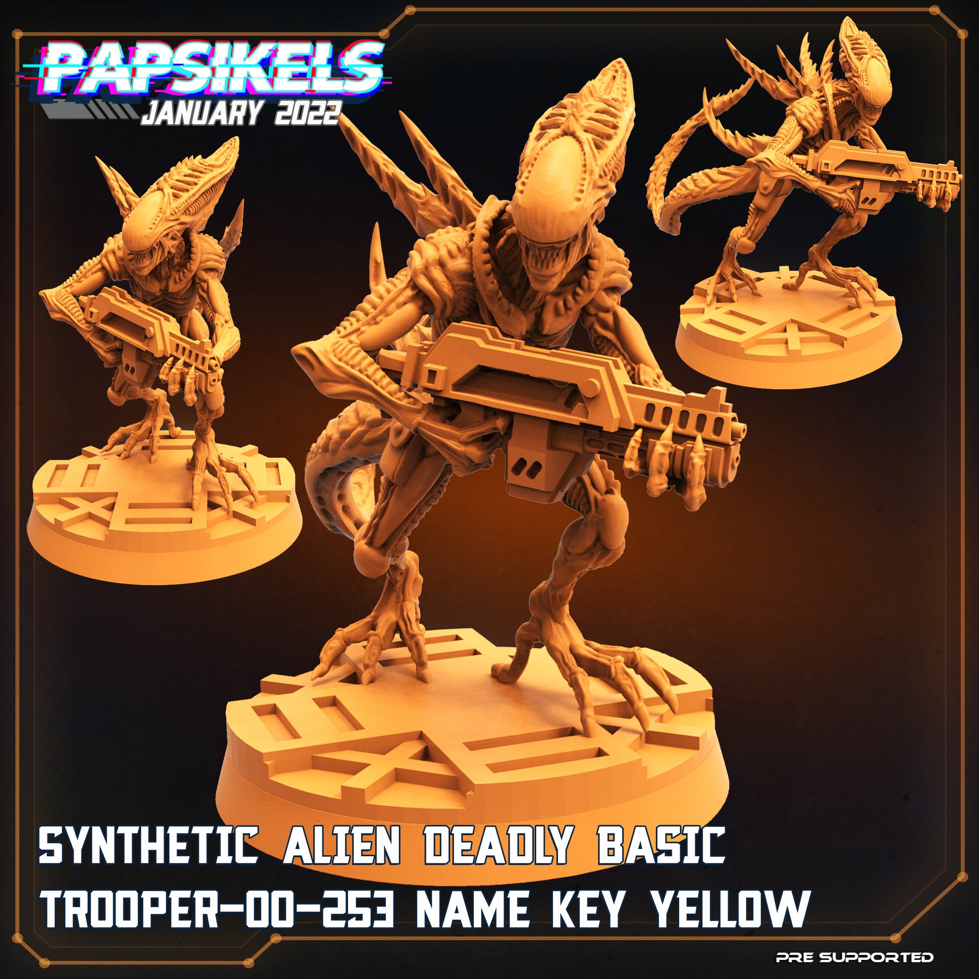 Synthetic Alien / Xenomorph Squad (sculpted by Papsikels)