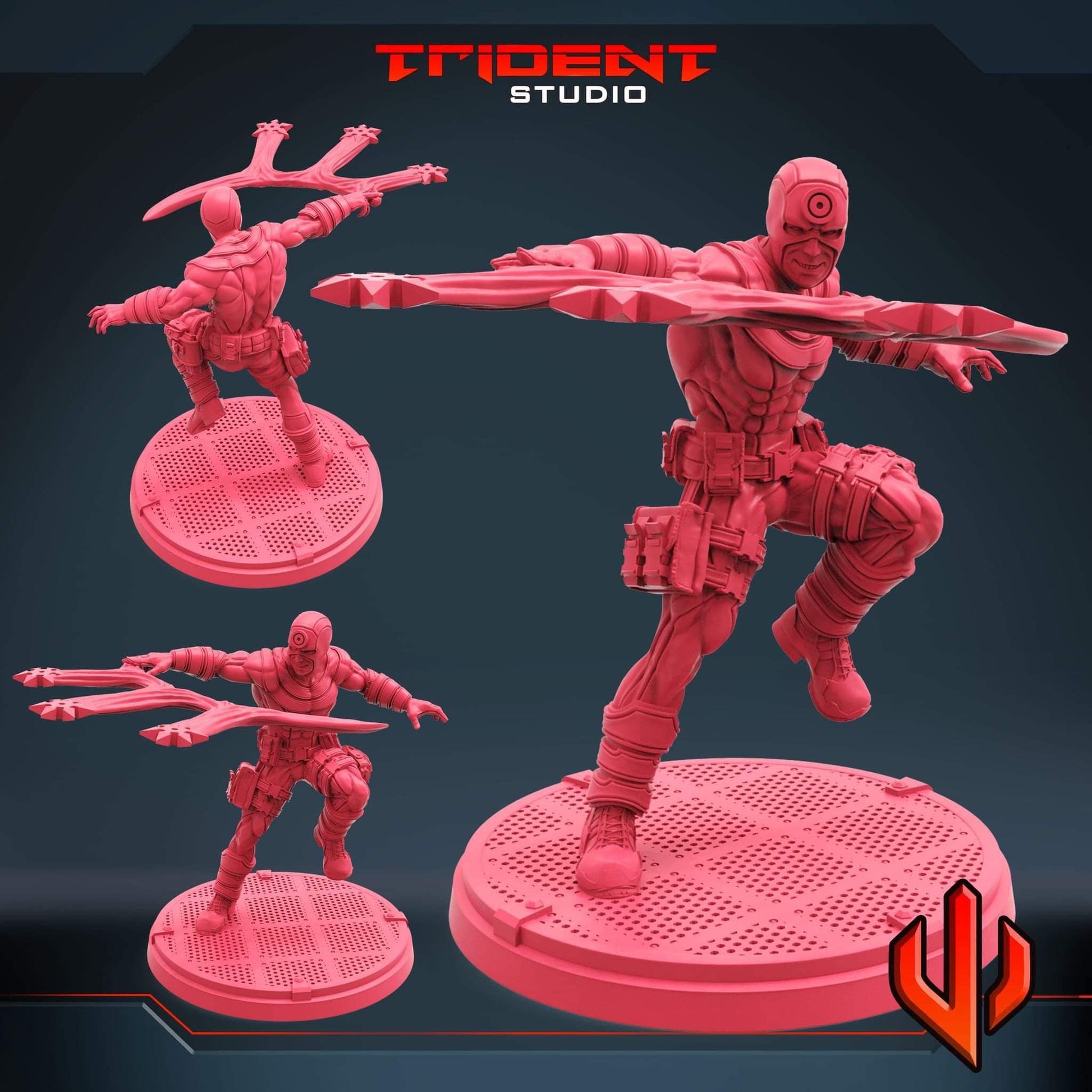 Bullseye (Fan art sculpted by Trident Studio) (Crisis Protocol Proxy/Alternative)