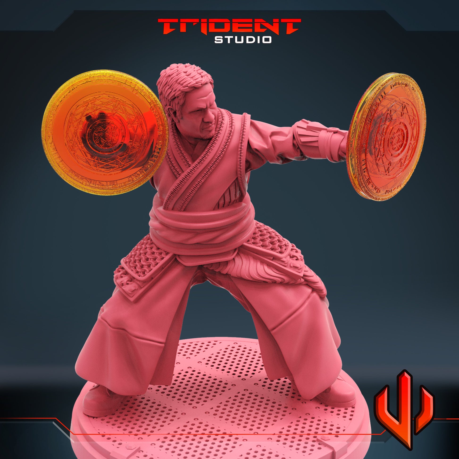 Wong (Fan art sculpted by Trident Studio) (Crisis Protocol Proxy/Alternative)