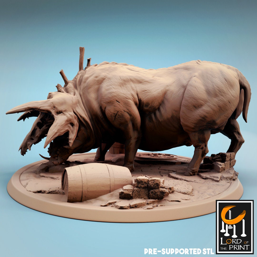 Corrupted Pigs (3 poses) - (Sculpted by Lord of the Print)