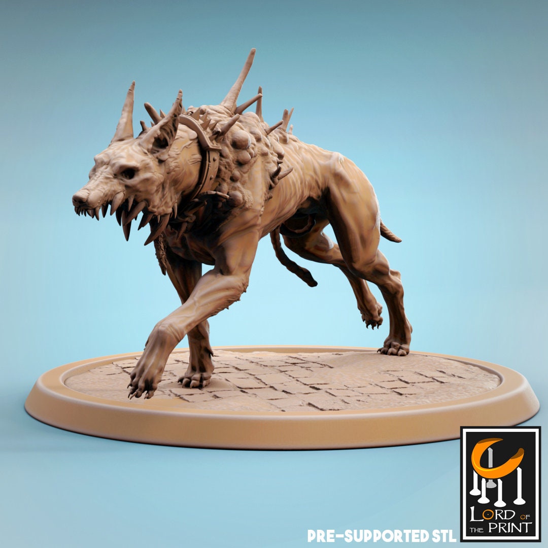 Corrupted Dogs (5 poses) - (Sculpted by Lord of the Print)