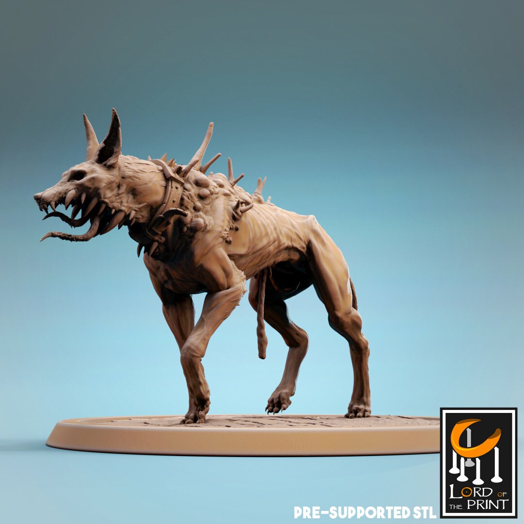 Corrupted Dogs (5 poses) - (Sculpted by Lord of the Print)
