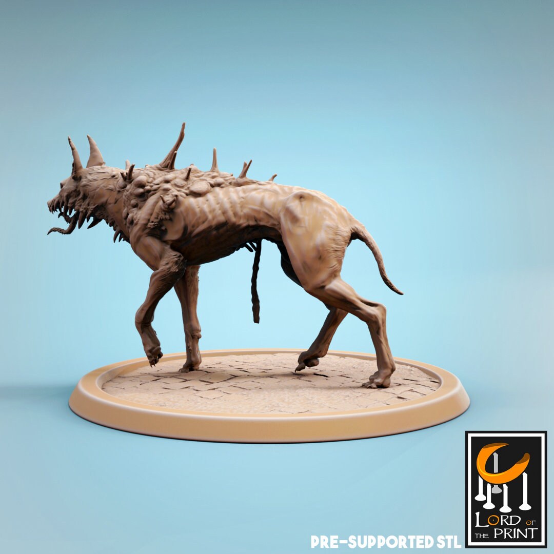Corrupted Dogs (5 poses) - (Sculpted by Lord of the Print)