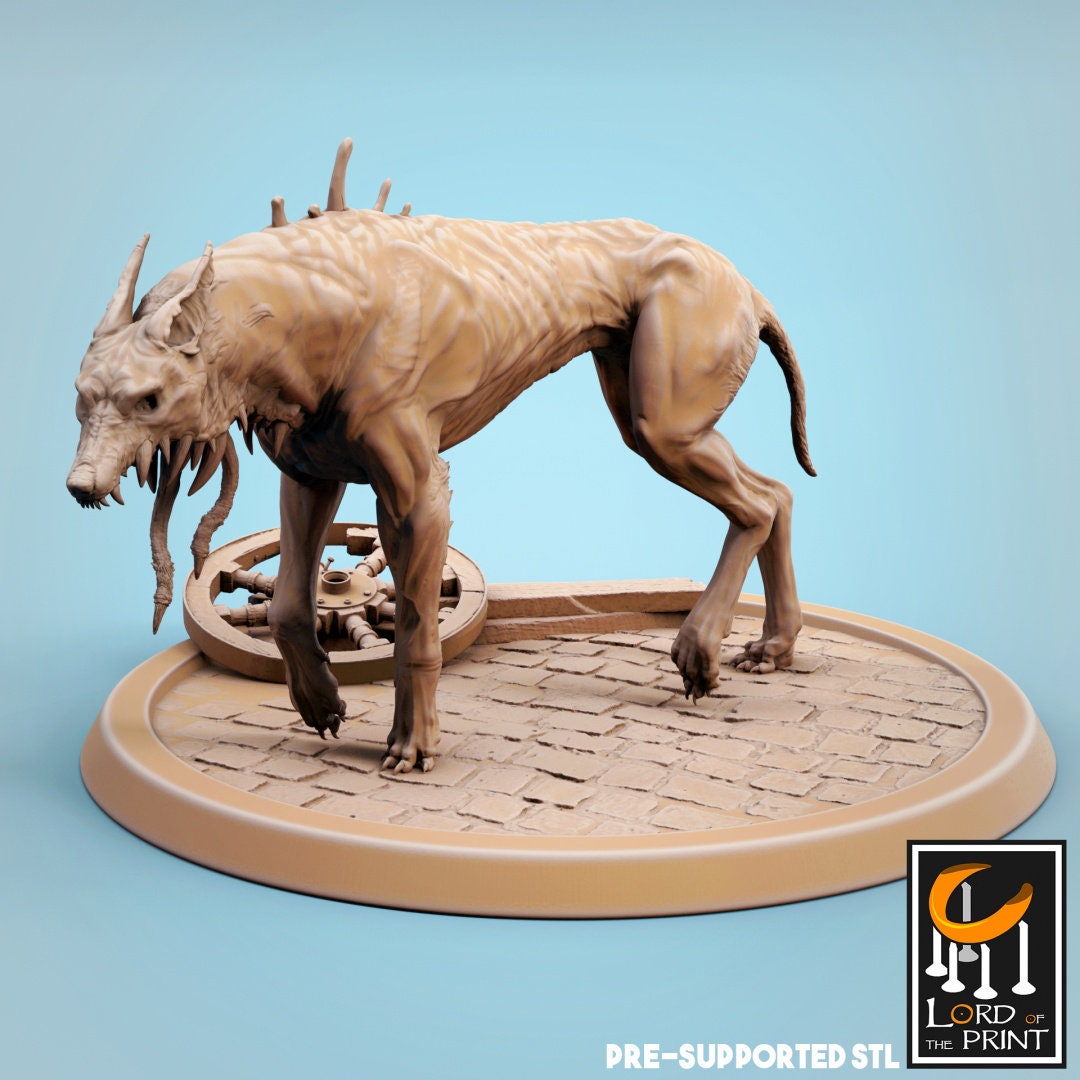 Corrupted Dogs (5 poses) - (Sculpted by Lord of the Print)