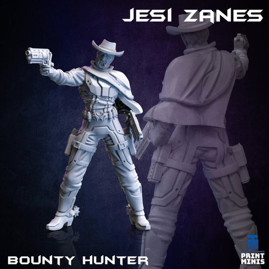 Jesi Zanes - Bounty Hunter (by Print Minis)