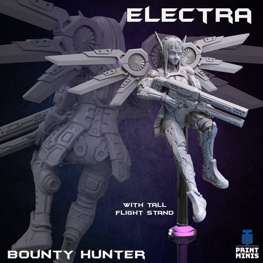 Electra - Bounty Hunter (by Print Minis)