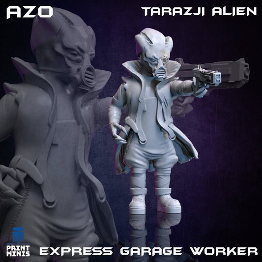 Azo - Express Garage Worker (by Print Minis)