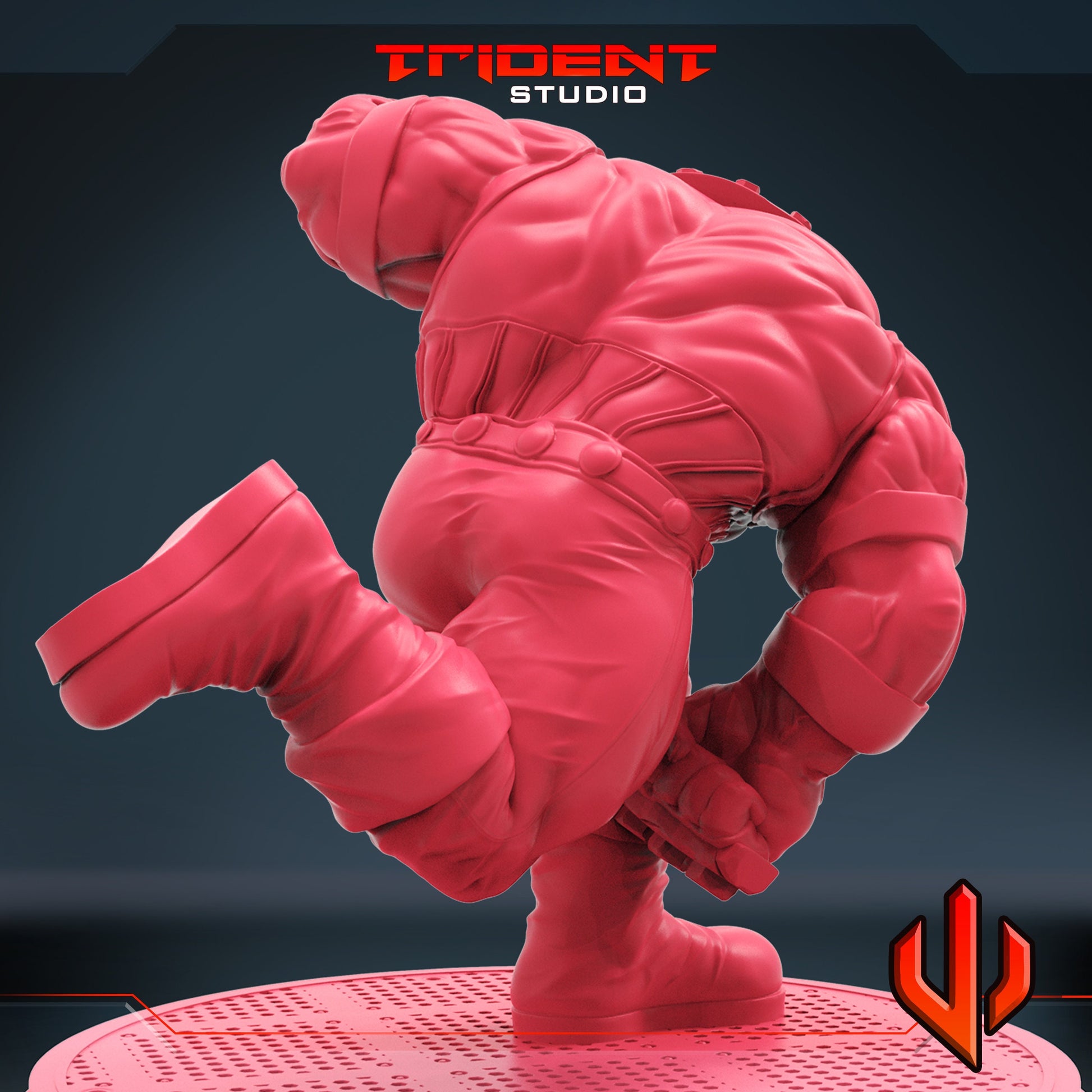 Juggernaut C (Fan art sculpted by Trident Studio) (Crisis Protocol Proxy/Alternative)