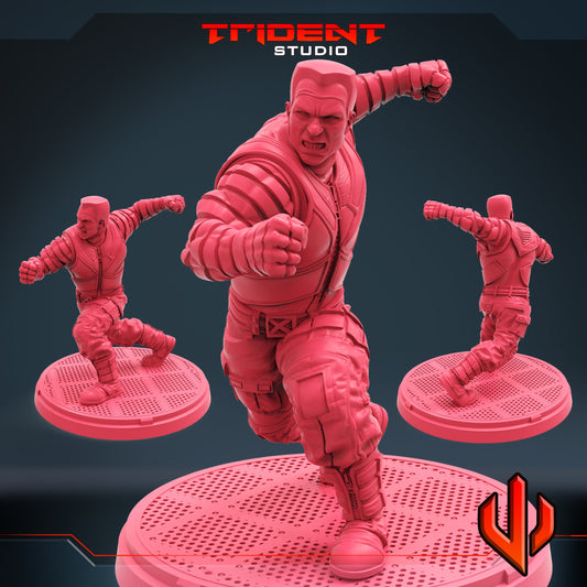 Colossus C (Fan art sculpted by Trident Studio) (Crisis Protocol Proxy/Alternative)