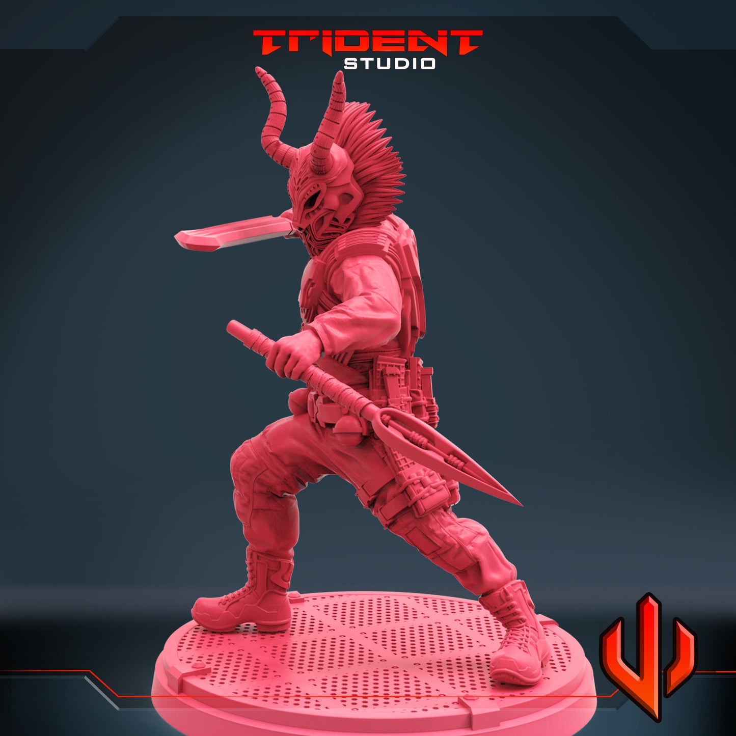 Killmonger C (Fan art sculpted by Trident Studio) (Crisis Protocol Proxy/Alternative)