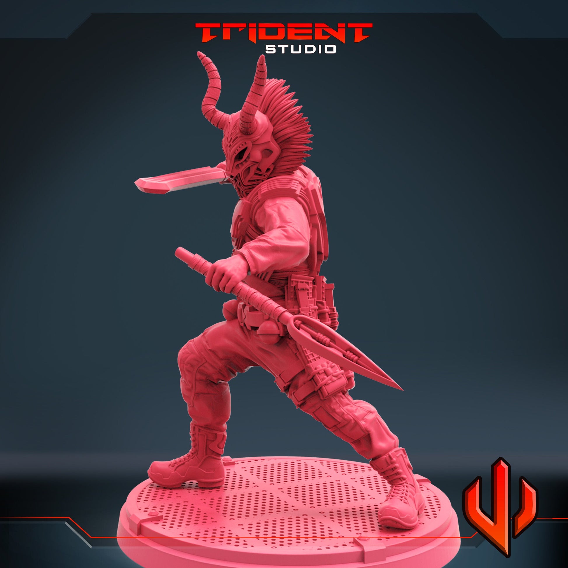 Killmonger C (Fan art sculpted by Trident Studio) (Crisis Protocol Proxy/Alternative)