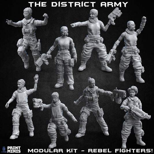 The District Army kit - Doomsday Collection (builds 8) by Print Minis