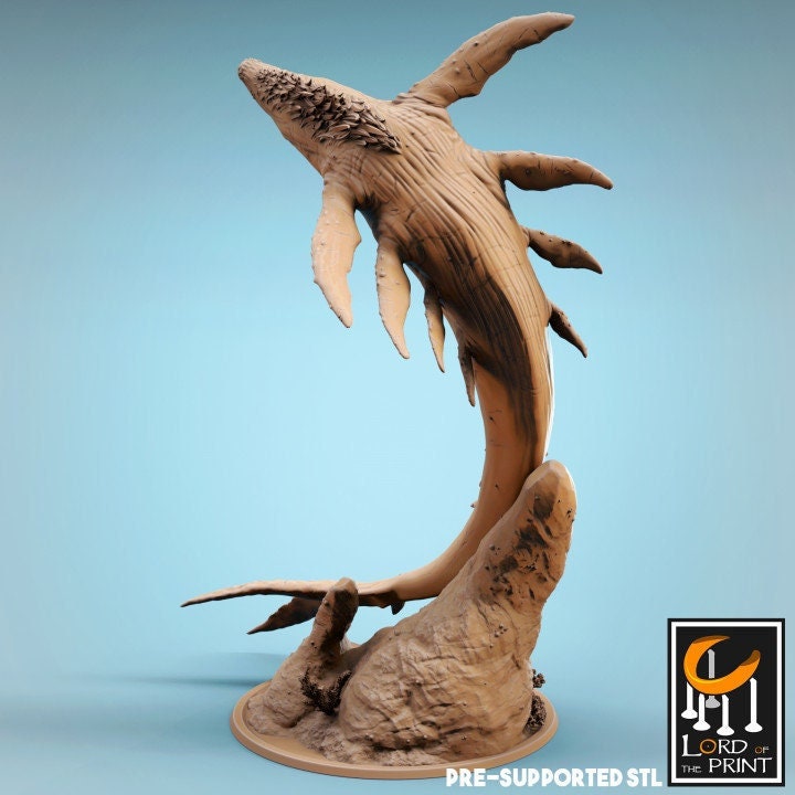 Bearded Whale - Jumping (Sculpted by Lord of the Print)