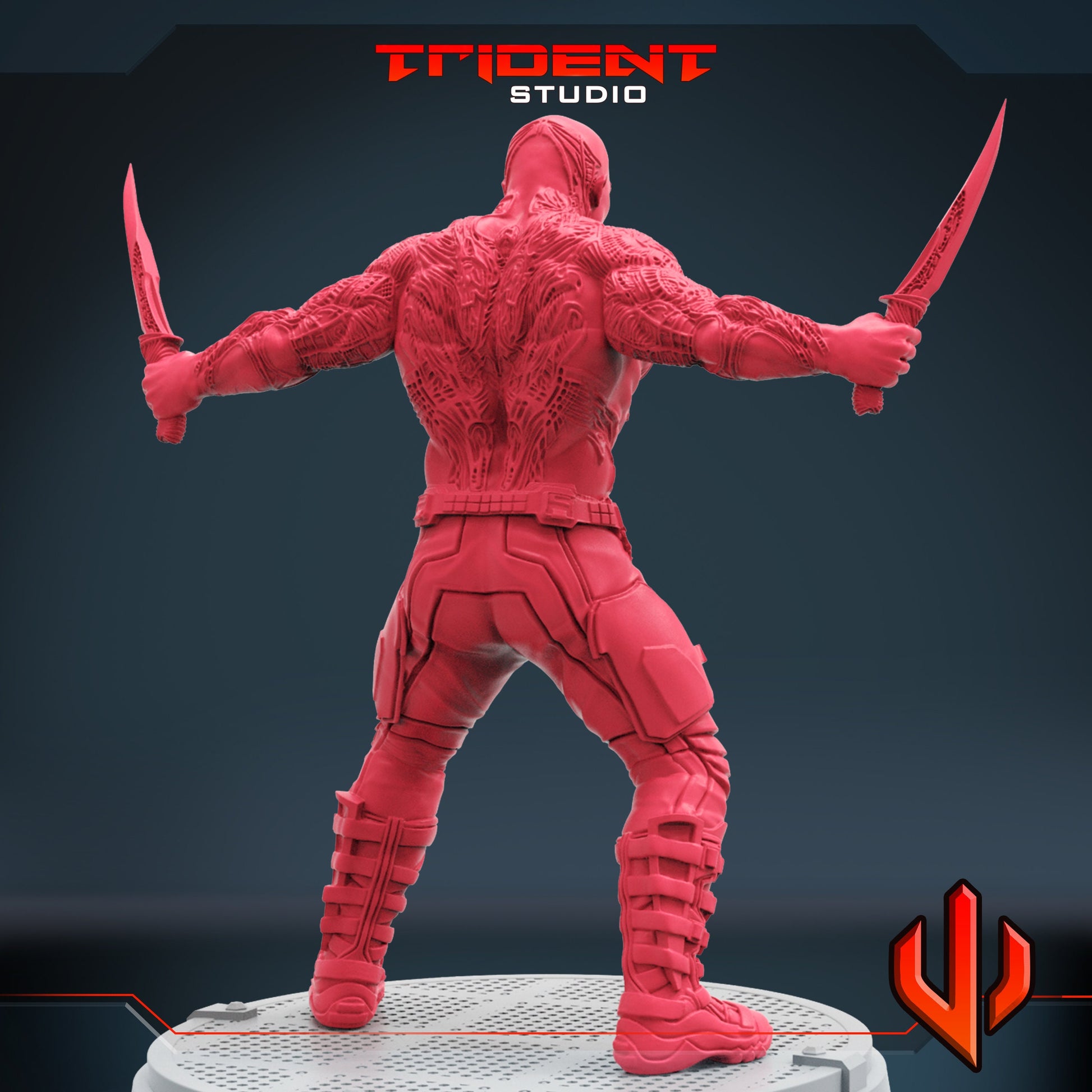 Drax B (Fan art sculpted by Trident Studio) (Crisis Protocol Proxy/Alternative)