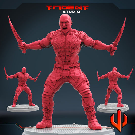Drax B (Fan art sculpted by Trident Studio) (Crisis Protocol Proxy/Alternative)