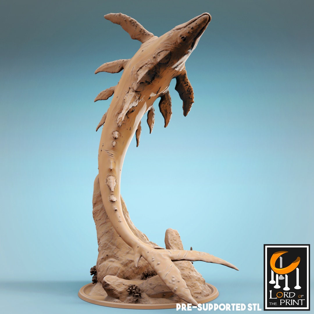 Bearded Whale - Jumping (Sculpted by Lord of the Print)