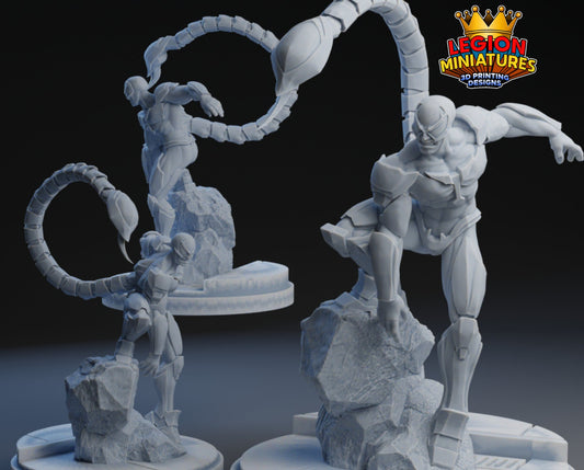 Scorpion Fan Art 40mm Miniature (Sculpted by Legion Miniatures) (Crisis Protocol Proxy/Alternative)