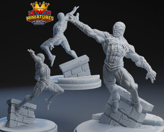 Spider-Man Fan Art 40mm Miniature (Sculpted by Legion Miniatures) (Crisis Protocol Proxy/Alternative)