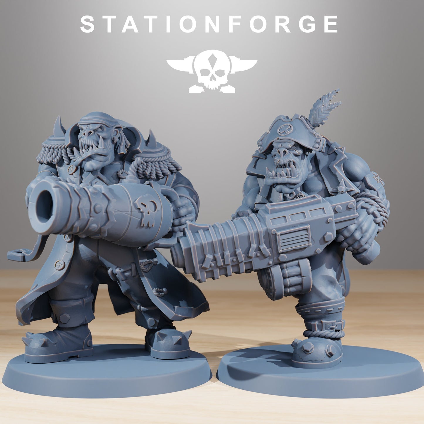 Orkaz Pirates - set of 10 (sculpted by Stationforge)