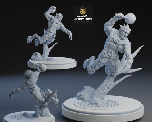 Gorgon Fan Art 40mm Miniature (Sculpted by Legion Miniatures) (Crisis Protocol Proxy/Alternative)