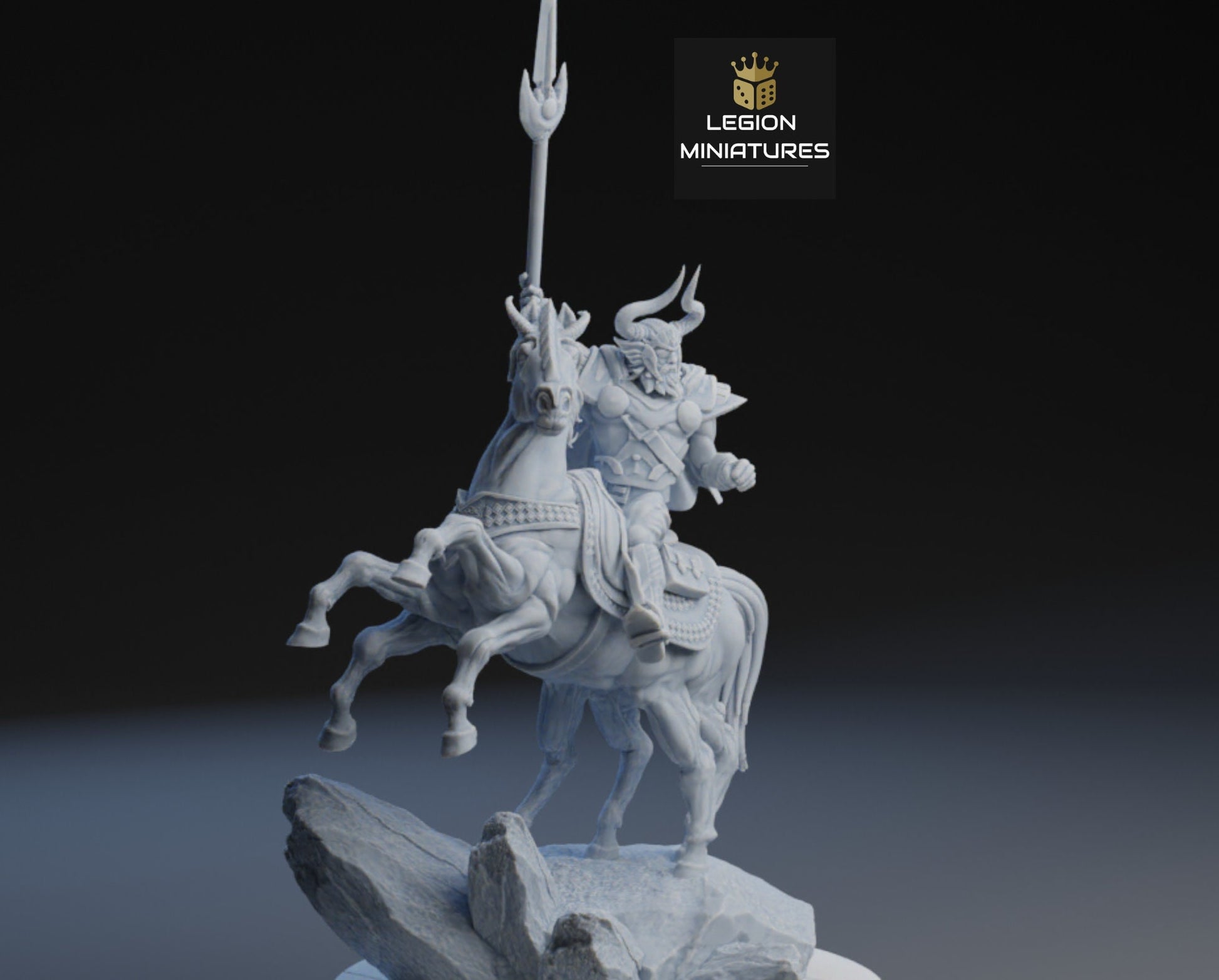 Odin - Fan Art 40mm Miniature (Sculpted by Legion Miniatures) (Crisis Protocol Proxy/Alternative)
