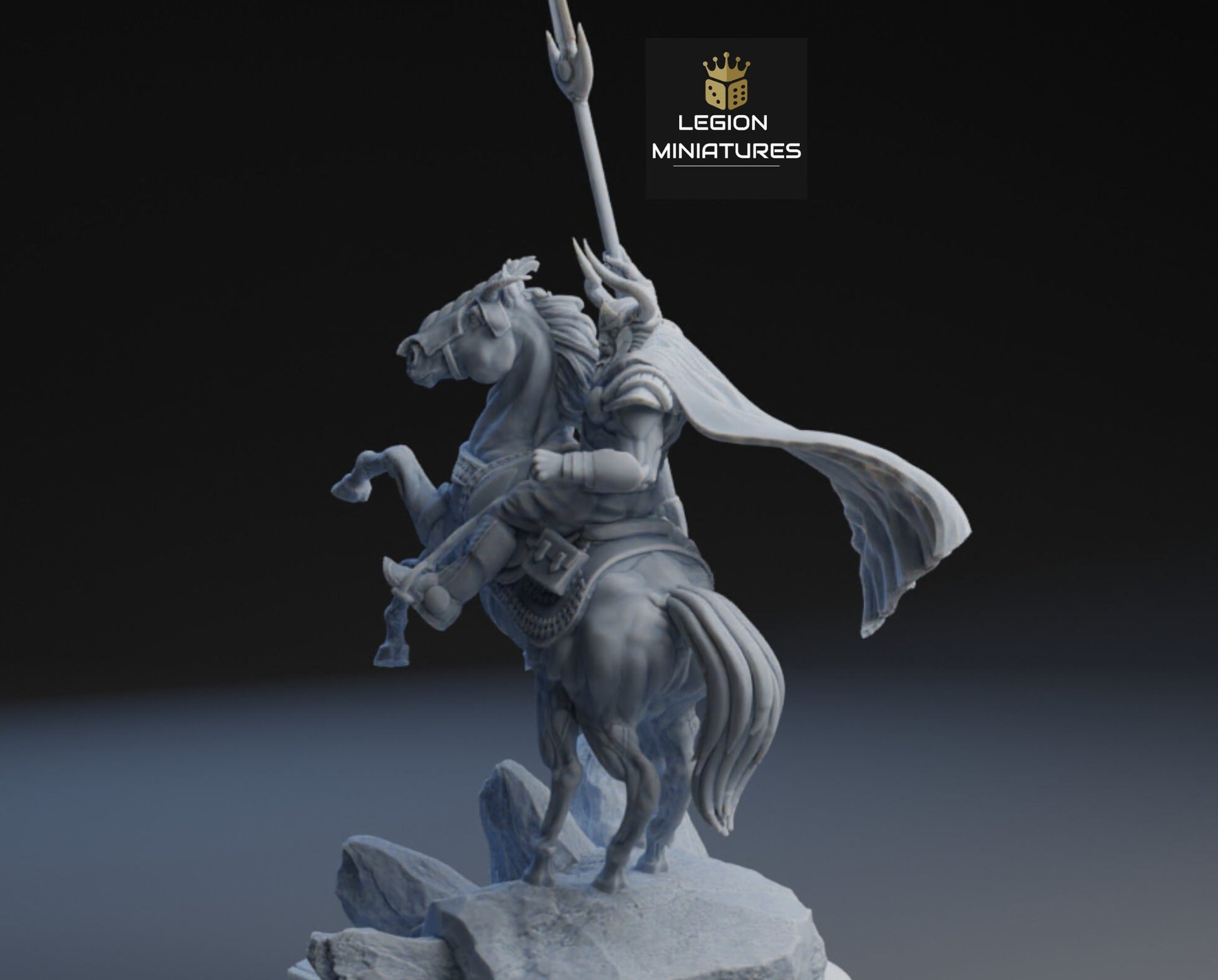 Odin - Fan Art 40mm Miniature (Sculpted by Legion Miniatures) (Crisis Protocol Proxy/Alternative)