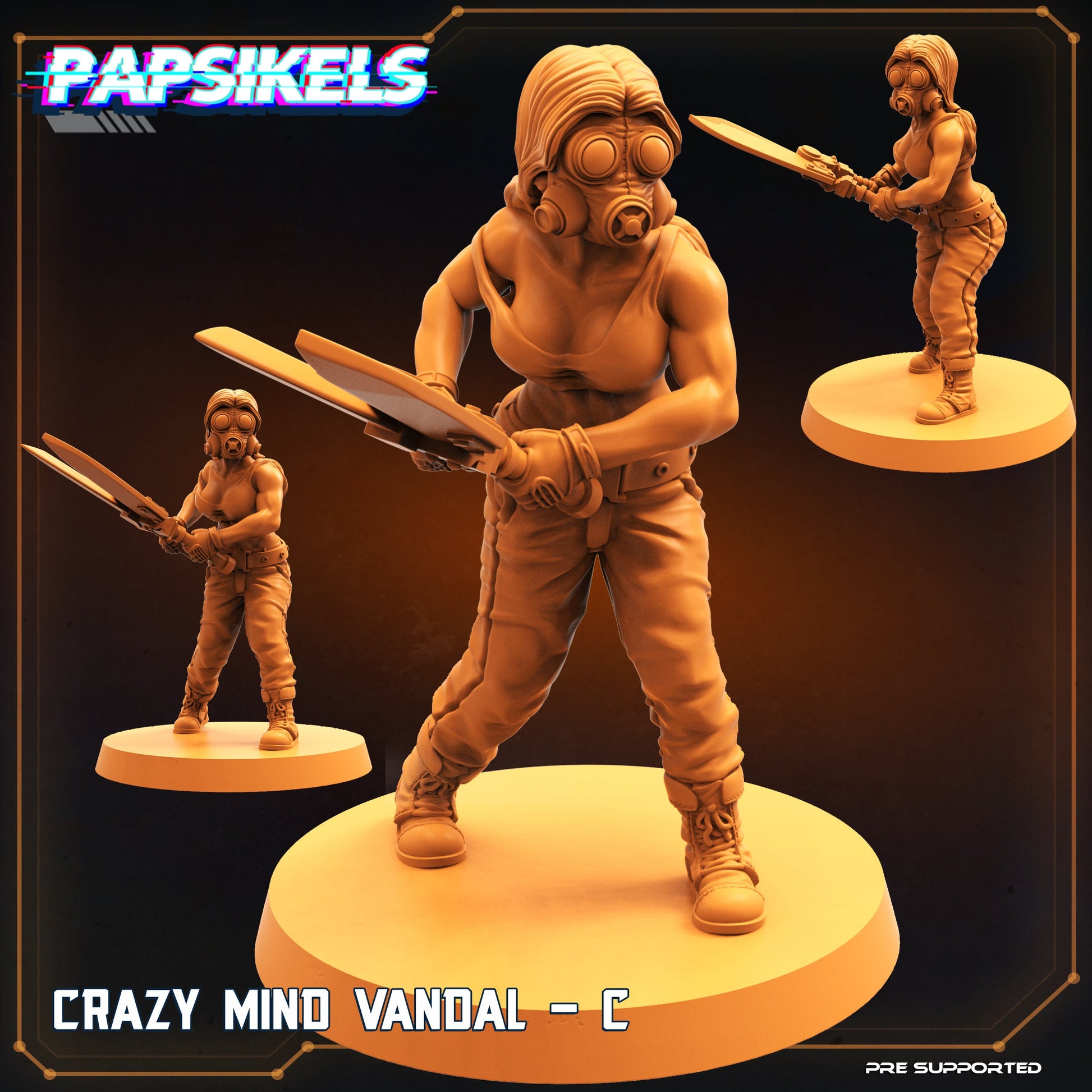 Crazy Mind Vandals Gang (sculpted by Papsikels)