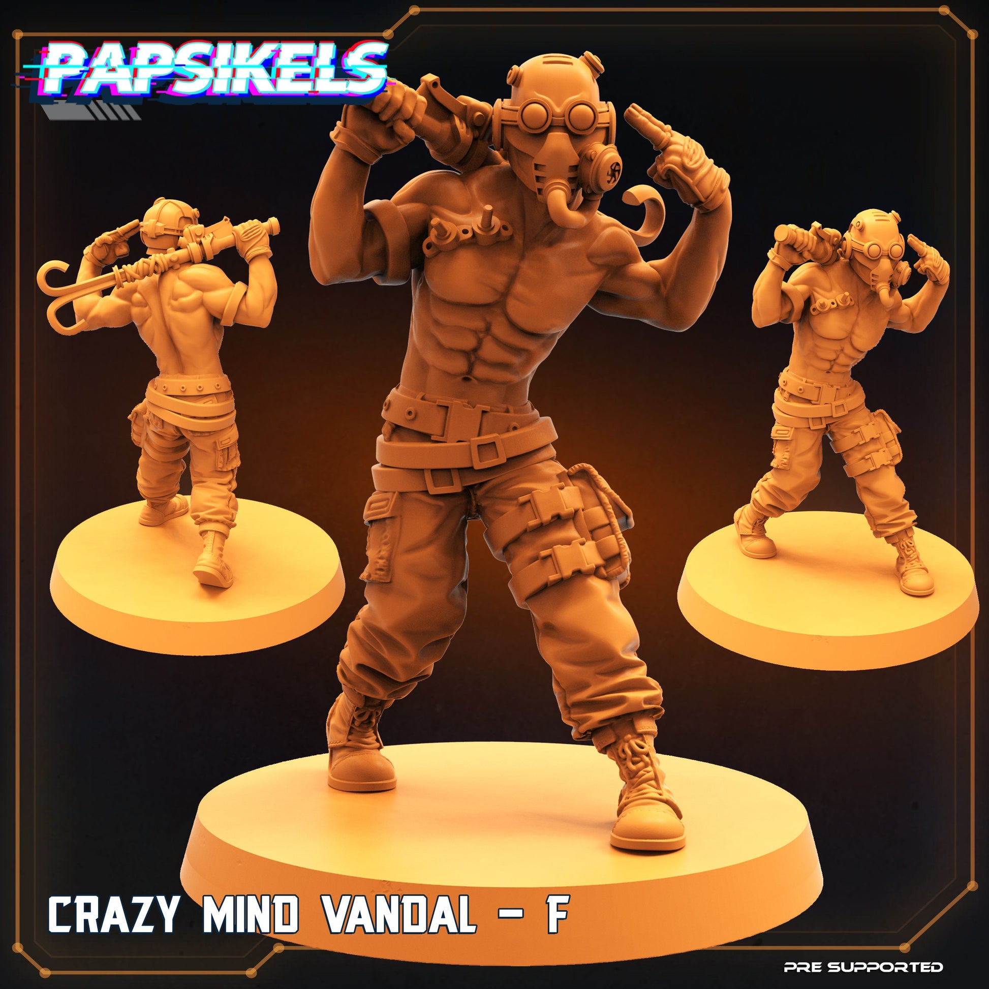 Crazy Mind Vandals Gang (sculpted by Papsikels)