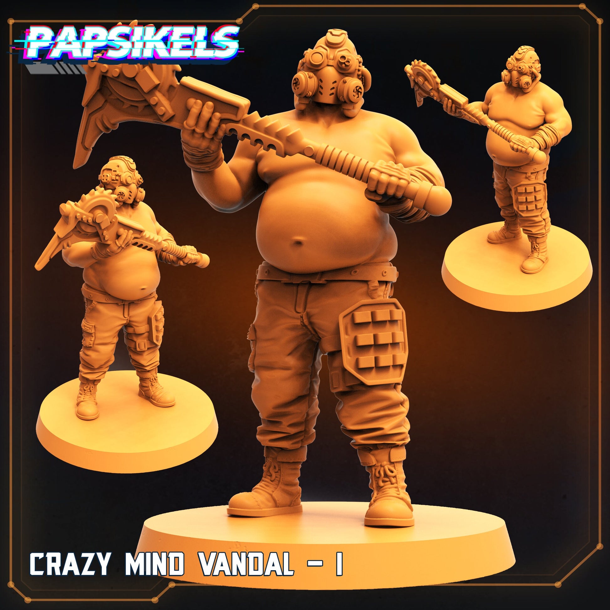 Crazy Mind Vandals Gang (sculpted by Papsikels)