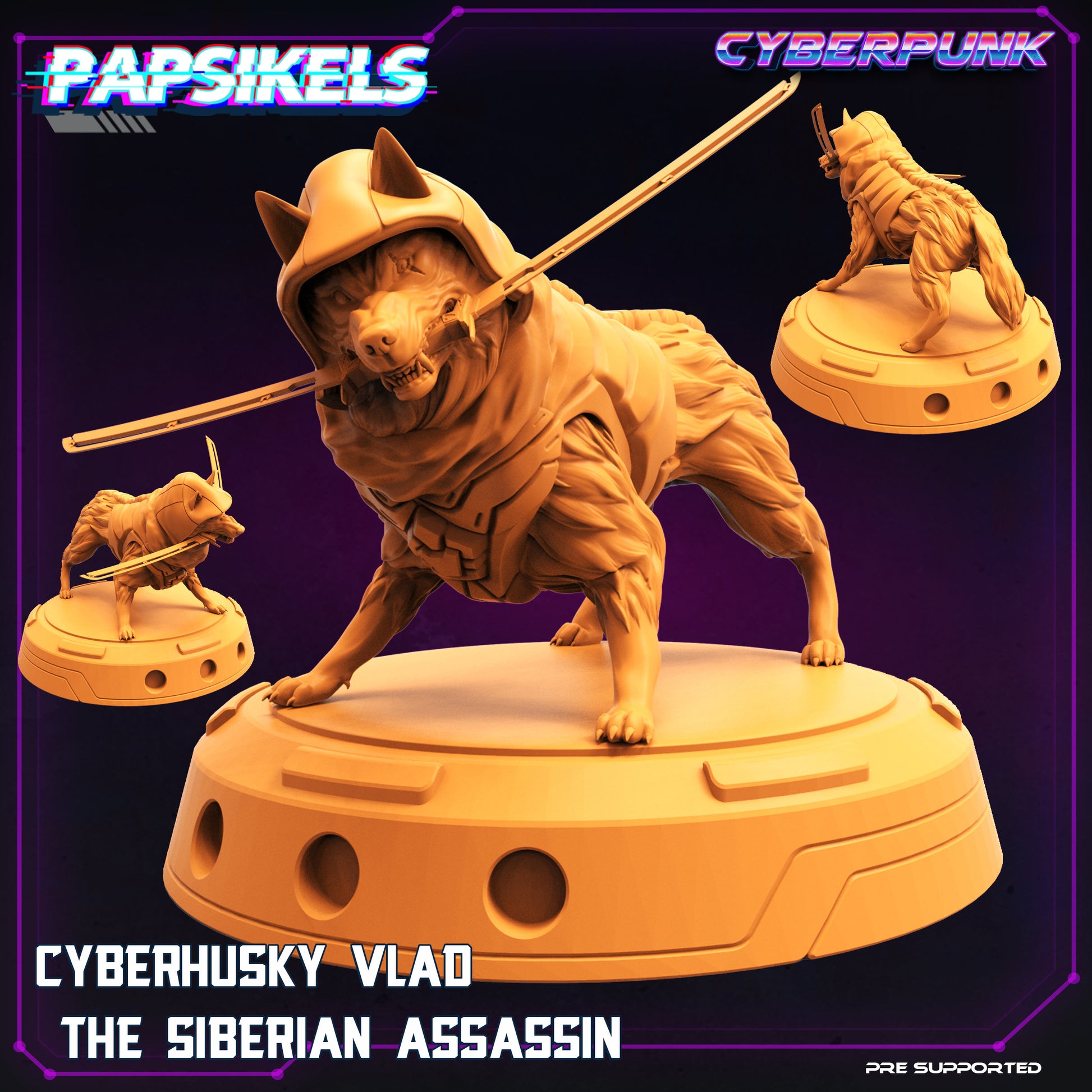 Cyberdog Vlad the Assassin (sculpted by Papsikels)