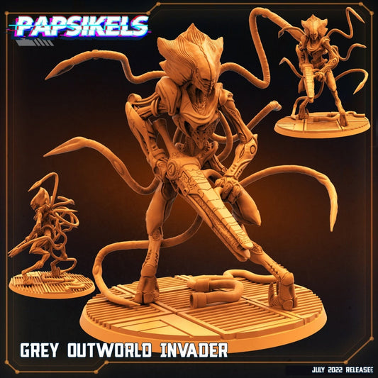 Grey Outworld Invader - Independence Day Fan Art (sculpted by Papsikels)