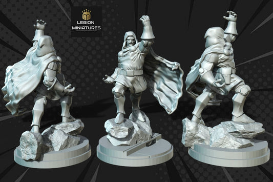 Doom Fan-Art 40mm Miniature (Sculpted by Legion Miniatures) (Crisis Protocol Proxy/Alternative)