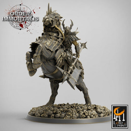 Blood Cavalier with Axe - (Sculpted by Lord of the Print)