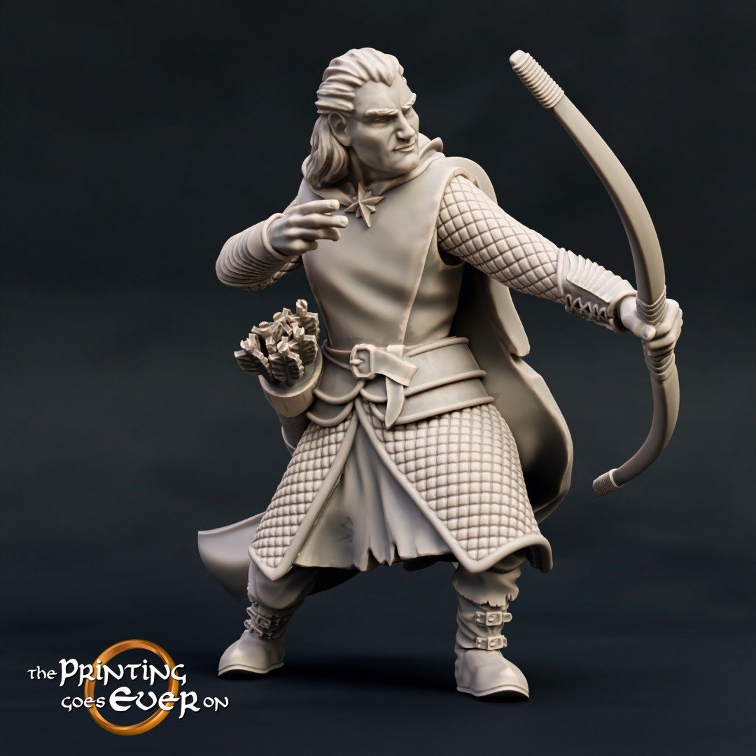 Ranger with Bow - Pose B (sculpted by Print Goes Ever On)